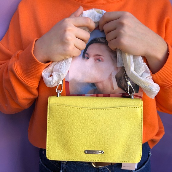 🎁 Rebecca Minkoff Jean Leather Crossbody Bag - Picture 2 of 8